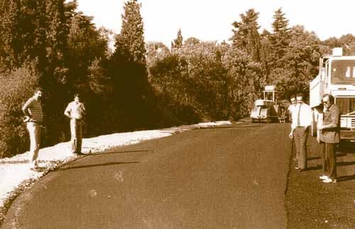 Construção da pista