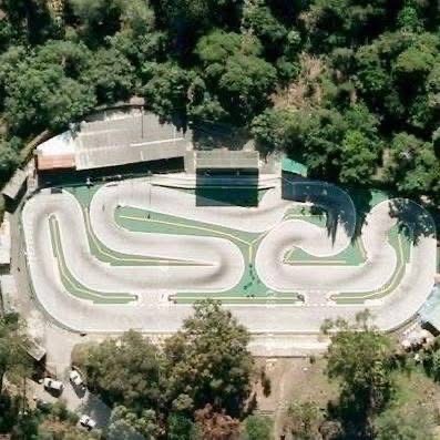 Vista aérea da pista de Monsanto